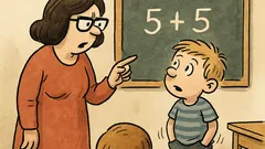 Dowcip: Nauczycielka pyta Jasia w szkole