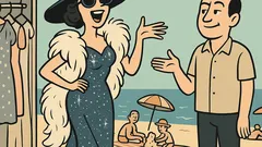 Dowcip: Żona przed plażą chce zadziwić wszystkich