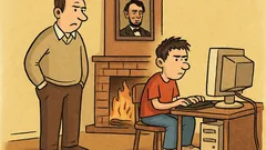 Dowcip: Ojciec mówi synowi o Lincolnie