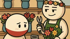 Dowcip: Wszedł facet do kwiaciarni po kwiaty