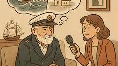 Dowcip: Dziennikarka dopadła kapitana statku…