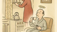 Dowcip: Moja żona traktuje mnie jak Boga...