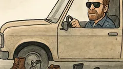 Dowcip: Chuck Norris ma wadę za kółkiem...