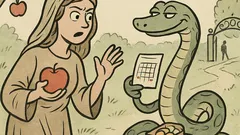 Dowcip: Ewa spotyka węża po wygnaniu