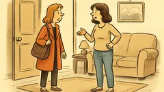 Dowcip: Koleżanka wpada do koleżanki na chatę