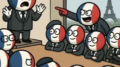 Dowcip: Dyrektor francuskiej firmy zbiera pracowników