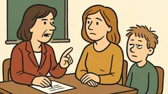 Dowcip: Pani syn ciągle ściąga na klasówkach