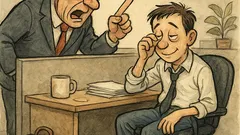 Dowcip: Szef krzyczy do pracownika...