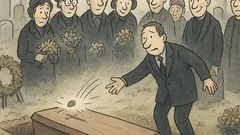 Dowcip: Na pogrzebie coś stuka w trumnie…