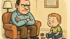 Dowcip: 30% ojcowskich obowiązków to ten wzrok