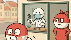 Dowcip: Z gabinetu dentystycznego wypadł pacjent...