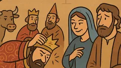 Dowcip: Trzej Królowie wchodzą do stajenki