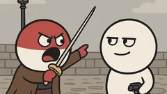 Dowcip: Oszust! Podlec! Wyzywam cię na pojedynek!