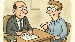 Dowcip: Rozmowa kwalifikacyjna i jedna odpowiedź