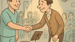 Dowcip: Poeta robi wieczorek w szpitalu