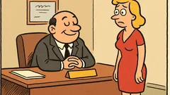 Dowcip: Pani chyba starała się o podwyżkę...