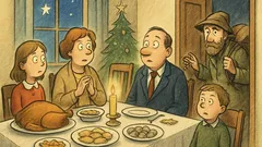 Dowcip: Wigilia i nagłe pukanie do drzwi