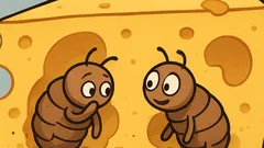 Dowcip: Spotykają się dwa korniki w serze...