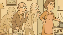 Dowcip: Starszy pan sprawdza, kto nie słyszy