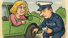 Dowcip: Drogówka zatrzymuje blondynkę do kontroli