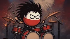 Dowcip: Perkusista deathmetalowy gra tak szybko...