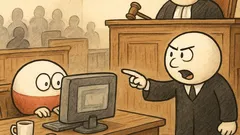 Dowcip: W sądzie — czerwone słoneczko