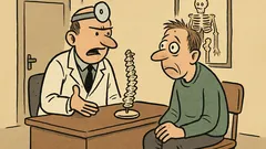 Dowcip: Pacjent czeka u słynnego ortopedy