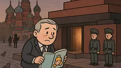 Dowcip: Ziuganow idzie do mauzoleum po buziaka