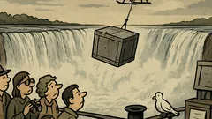 Dowcip: Copperfield w worku nad Niagarą