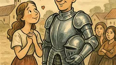 Dowcip: Jagienka zakochała się w Zbyszku w zbroi