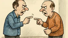 Dowcip: Kiedy dwóch leworęcznych się kłóci...