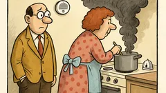 Dowcip: Nie twierdzę, że żona źle gotuje