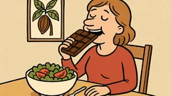 Dowcip: Czekolada to w sumie sałatka