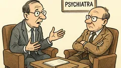 Dowcip: Rozmawia dwóch psychiatrów...