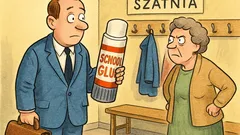 Dowcip: Żona prosi mnie o klej...