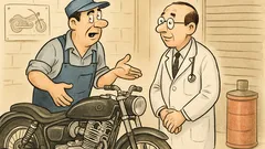 Dowcip: Mechanik zagaduje kardiochirurga w warsztacie