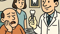 Dowcip: Pacjent u dentysty: bolą nowe zęby