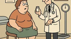 Dowcip: Lekarz przepisuje tabletki na odchudzanie