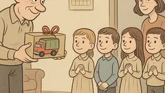 Dowcip: Ojciec piątki dzieci wygrał zabawkę