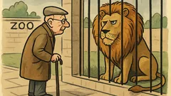 Dowcip: Mój dziadek ma serce lwa...