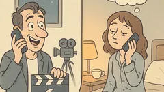 Dowcip: Dzwoni reżyser do aktorki…